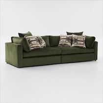 sasha green sofa   