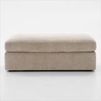 sasha neutral ottoman   