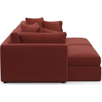 sasha red sectional   