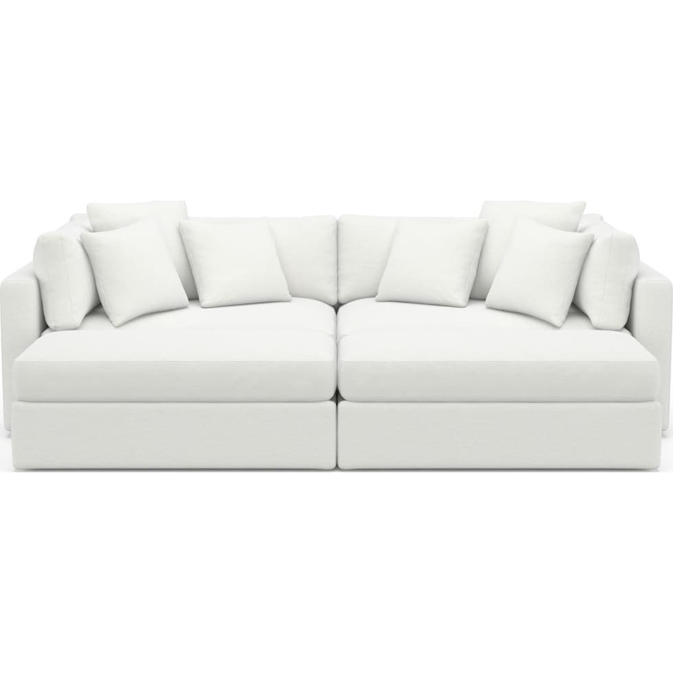 sasha white sectional   