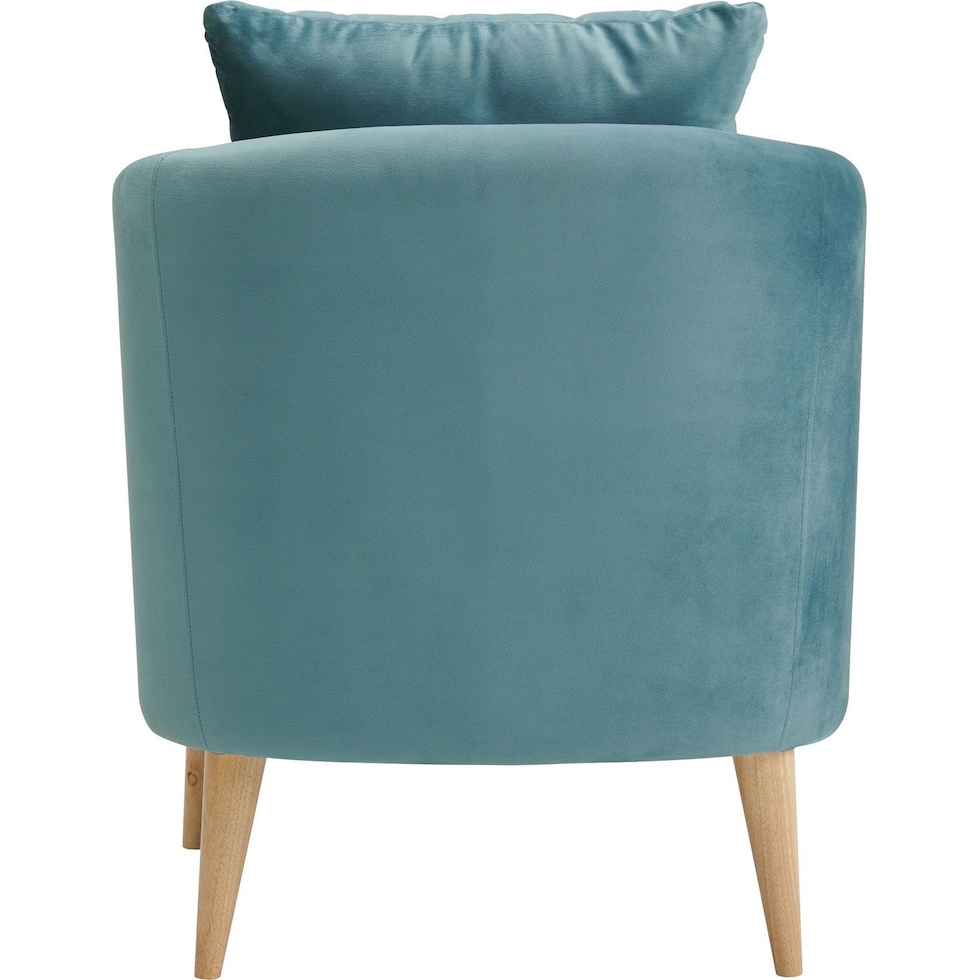 satterlee blue accent chair   