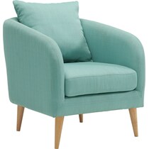 satterlee blue accent chair   