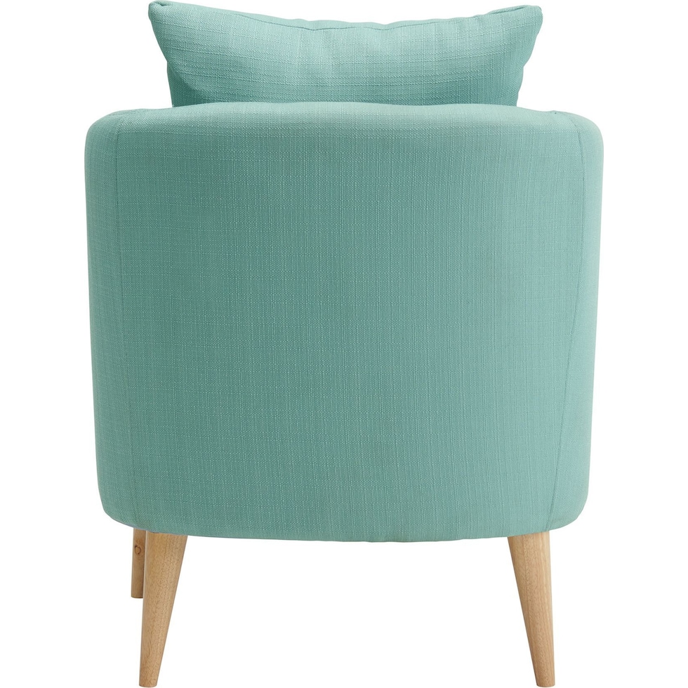 satterlee blue accent chair   
