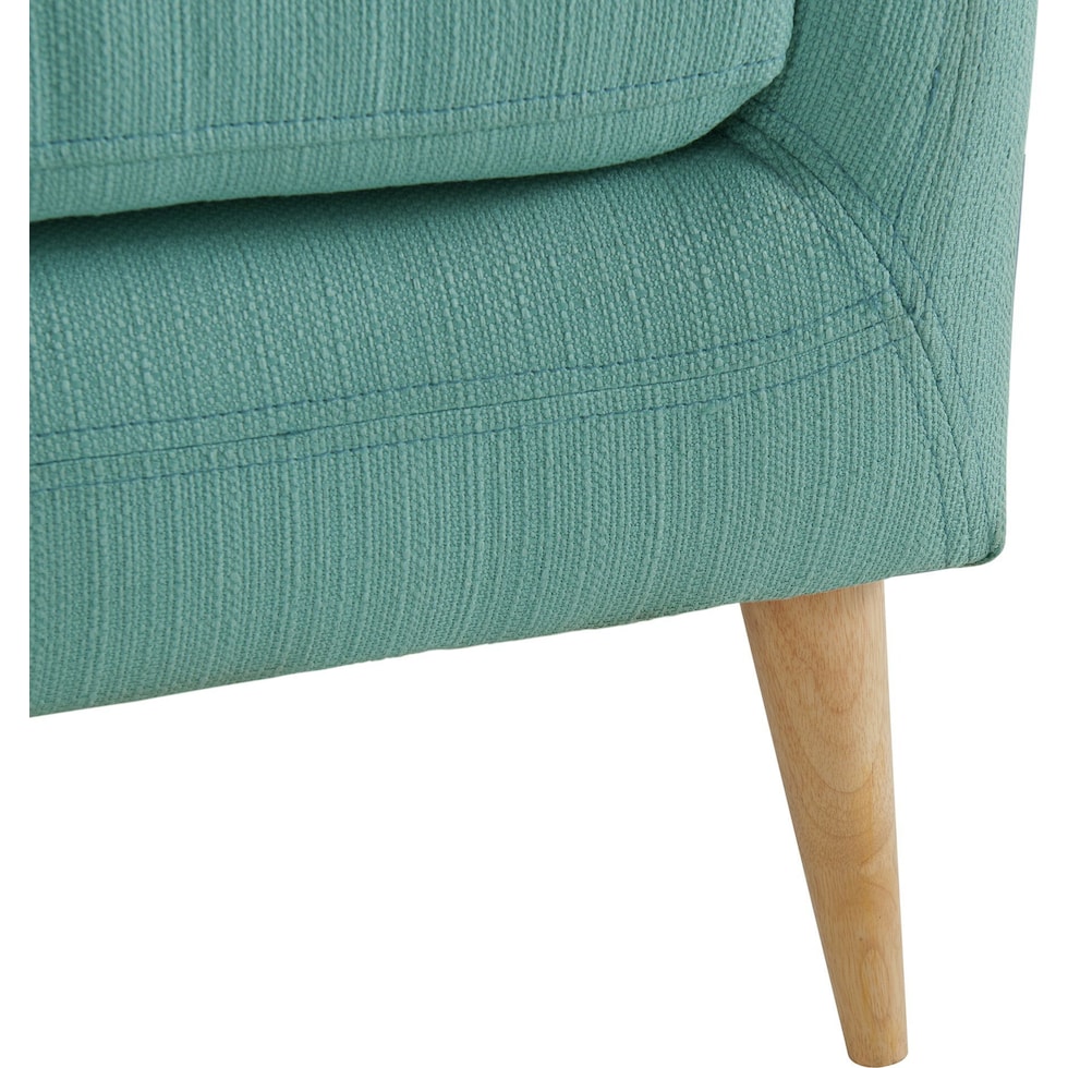 satterlee blue accent chair   