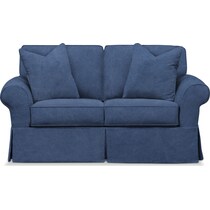 sawyer blue loveseat   
