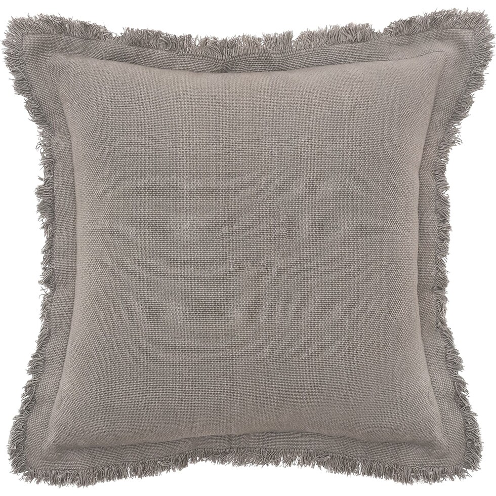 sawyer gray accent pillow   
