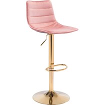 sawyer pink gold bar stool   