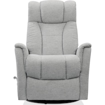 saxton gray swivel chair   