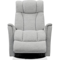 saxton gray swivel chair   