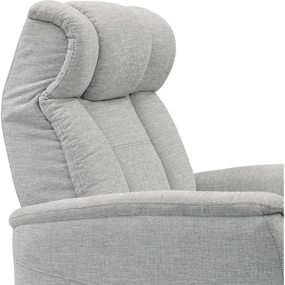 saxton gray swivel chair   