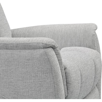 saxton gray swivel chair   