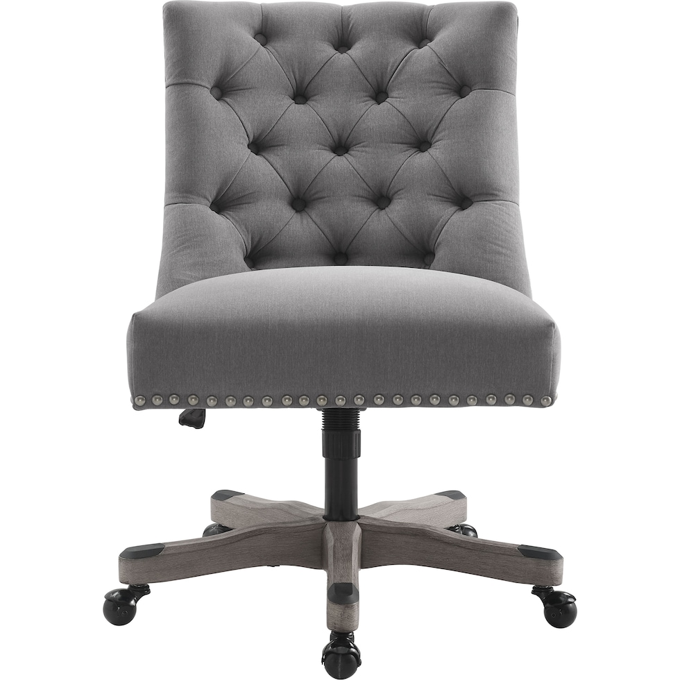 scarlett gray office chair   