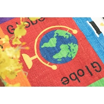 school multicolor area rug  x    