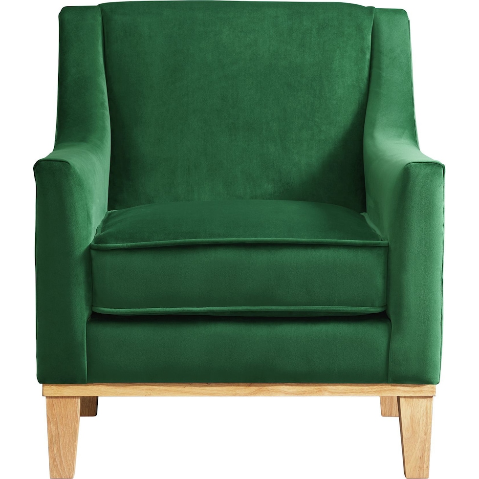 sconcet green accent chair   
