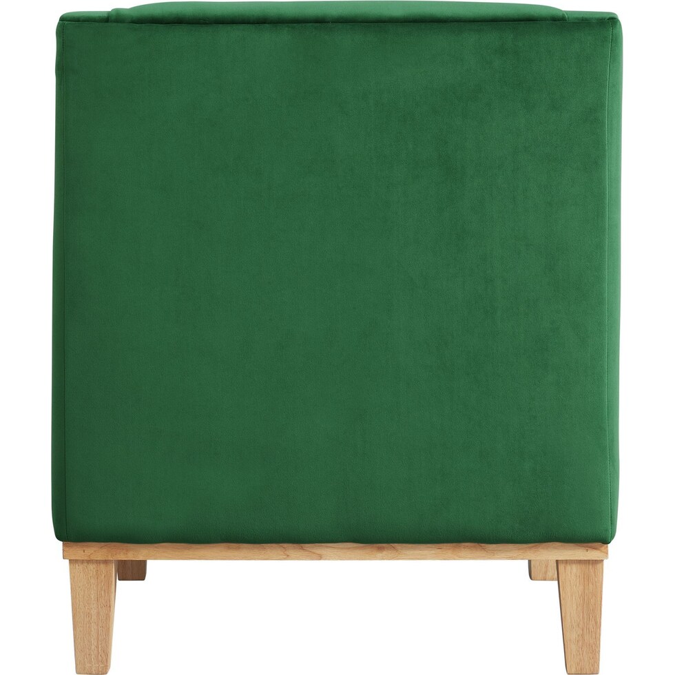 sconcet green accent chair   