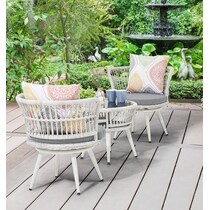 scottsdale off white gray outdoor chair set   