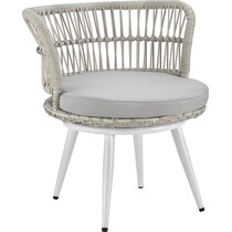 scottsdale off white gray outdoor chair set   