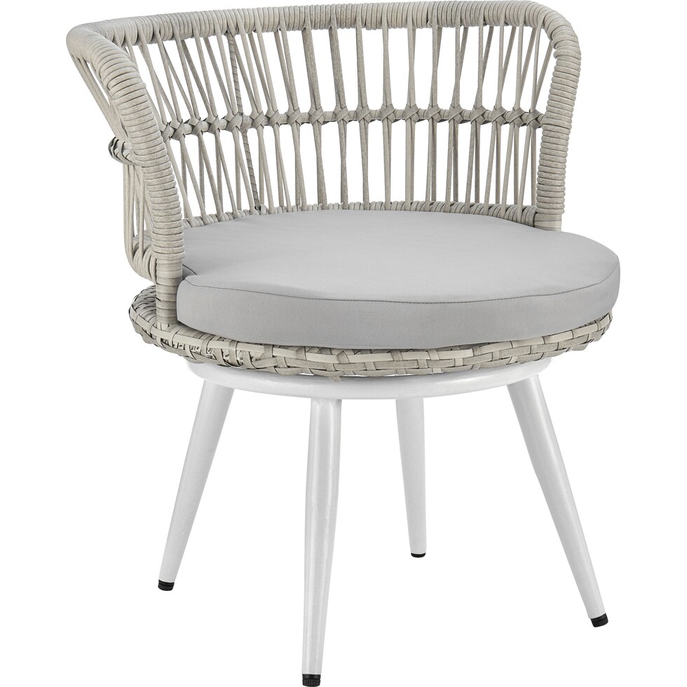 scottsdale off white gray outdoor chair set   