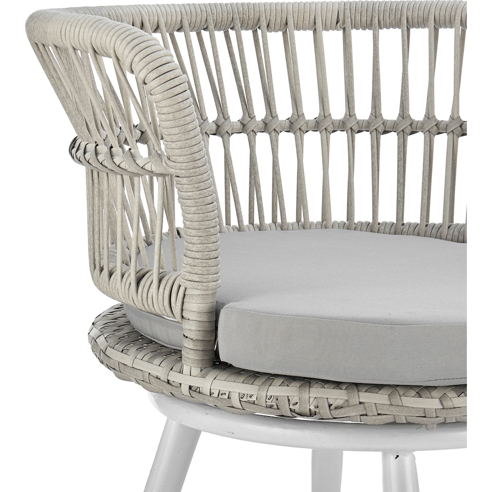 scottsdale off white gray outdoor chair set   