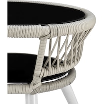 scottsdale off white gray outdoor chair set   