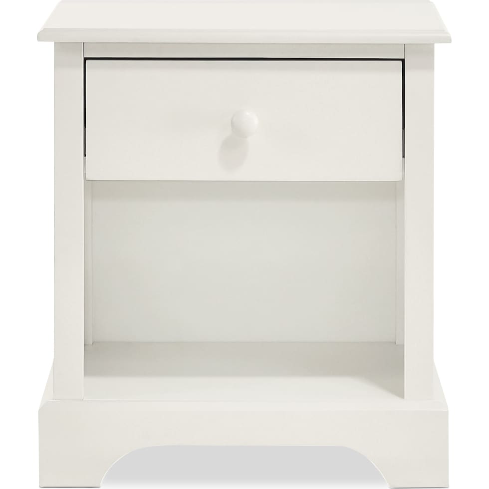 scout white nightstand   