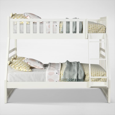 Scout Twin Over Full Bunk Bed - White