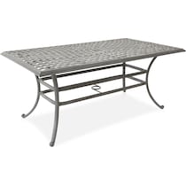 sea island gray outdoor dining table   