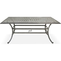 sea island gray outdoor dining table   