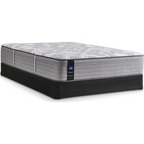 sealy dantley gray full mattress foundation set   