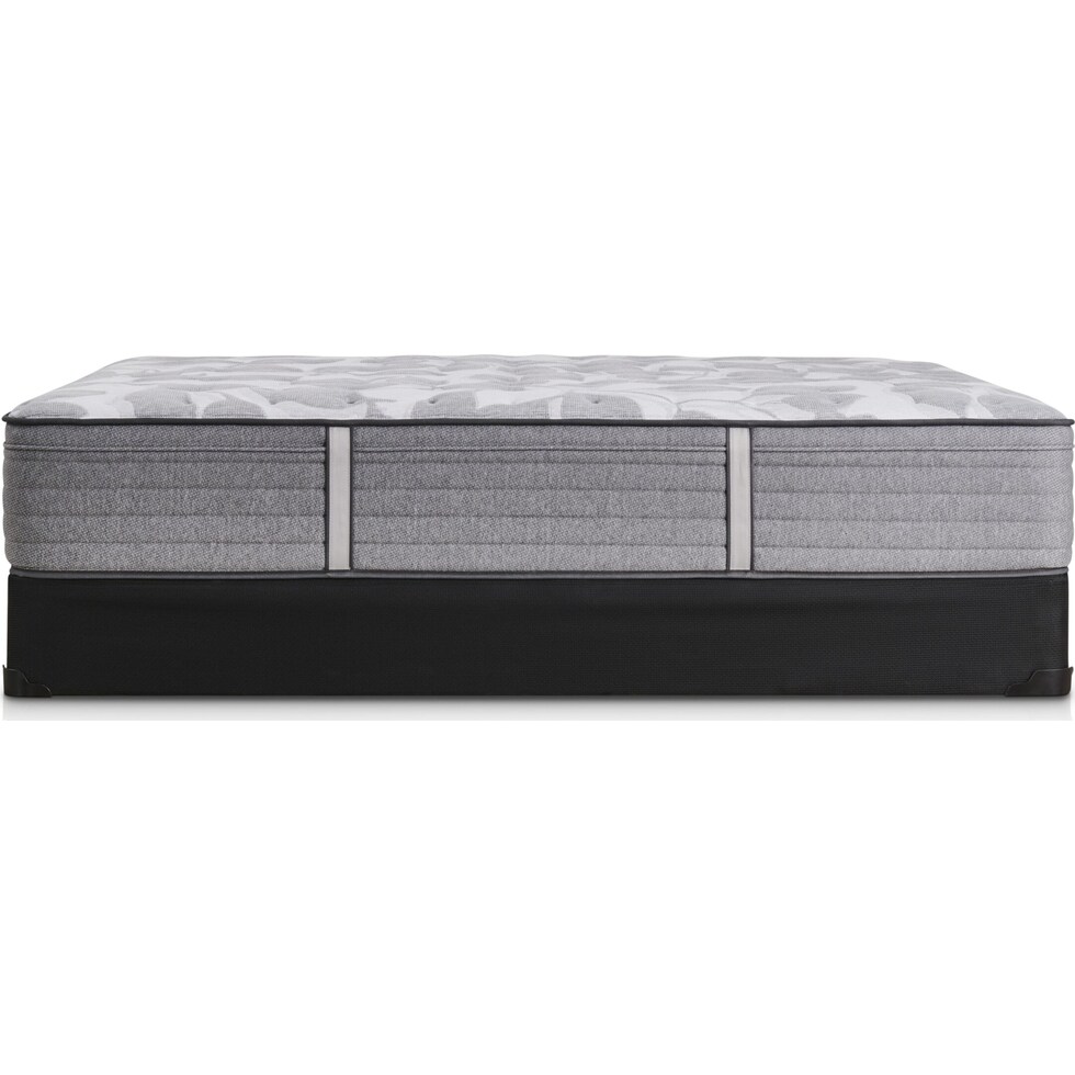 sealy dantley gray full mattress foundation set   