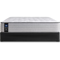 sealy diggens gray king mattress split foundation set   