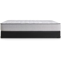 sealy diggens gray queen mattress split low profile foundation set   