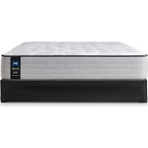 sealy diggens gray twin mattress low profile foundation set   