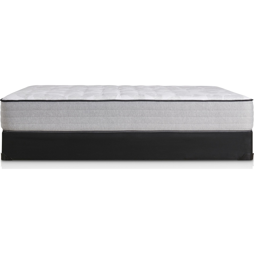 sealy diggens gray twin mattress low profile foundation set   