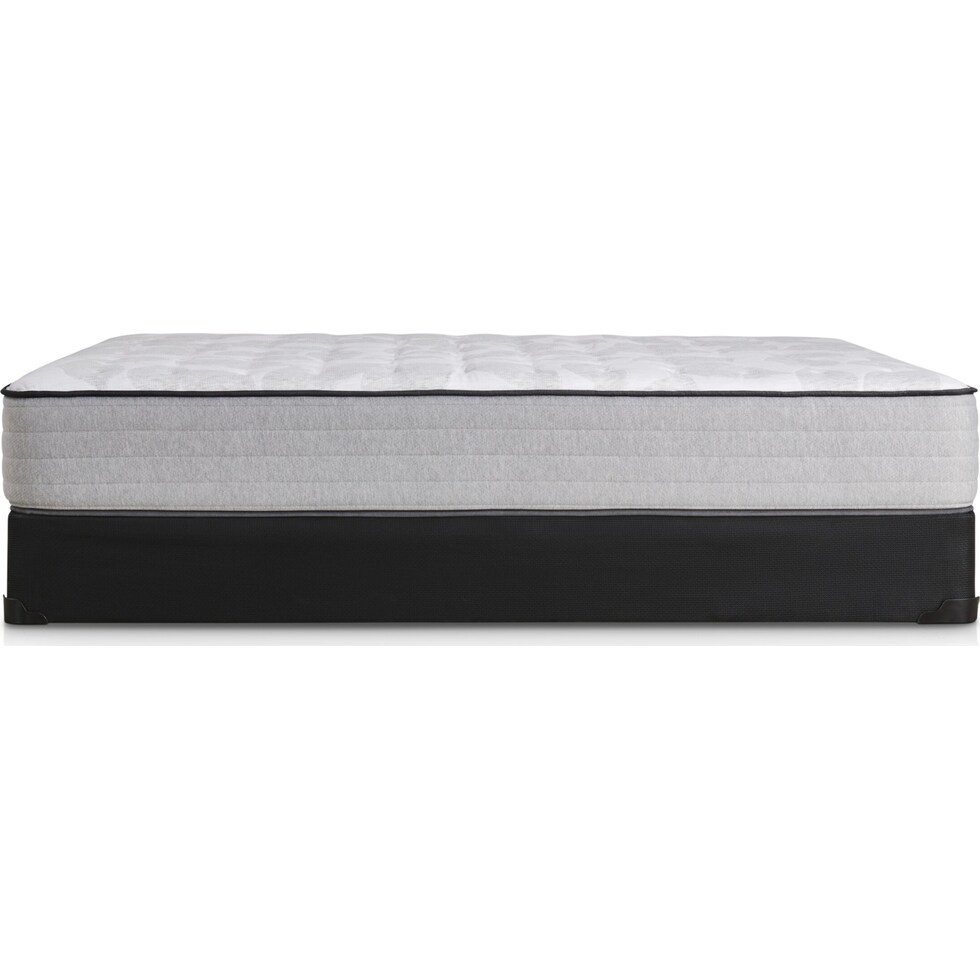 sealy diggens gray twin xl mattress foundation set   