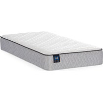 sealy elmcroft white full mattress low profile foundation set   
