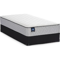 sealy elmcroft white queen mattress foundation set   