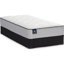 sealy gilroy white queen mattress split foundation set   