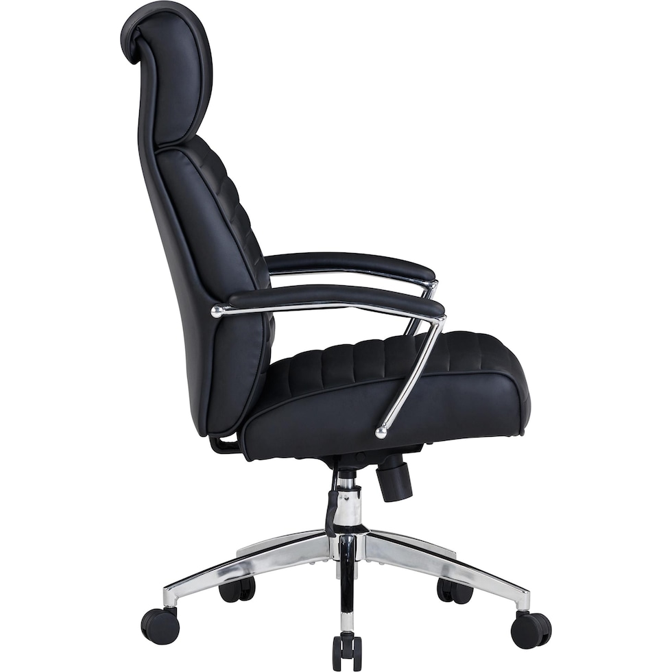 sealy black desk chair   