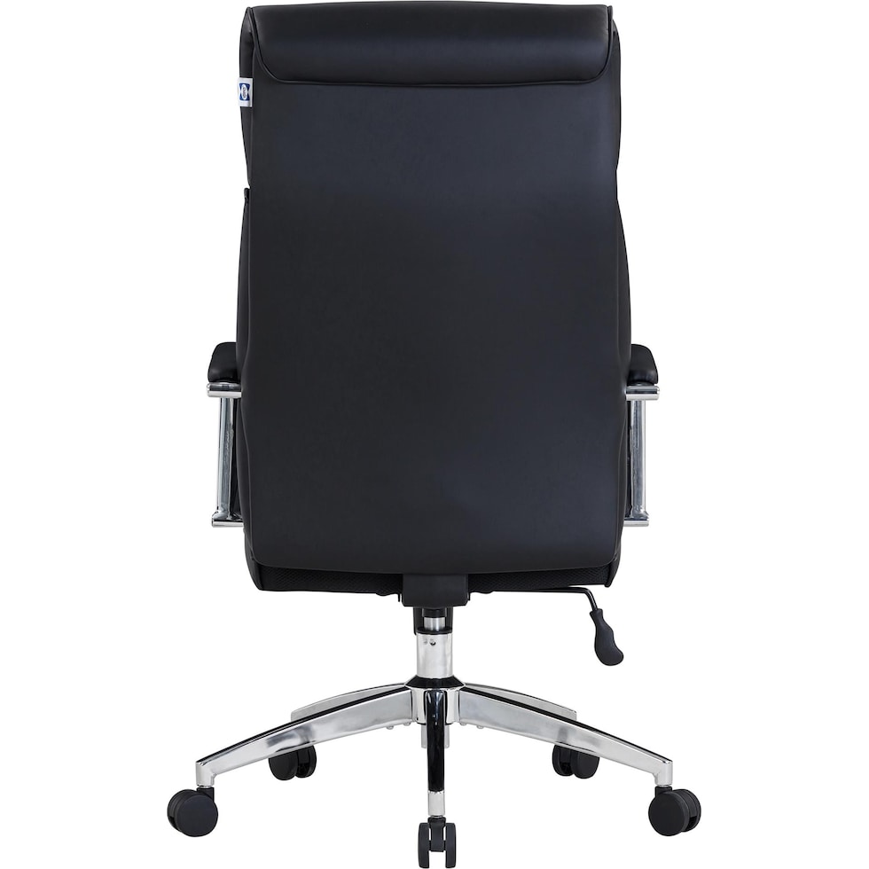 sealy black desk chair   