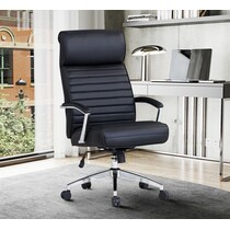 sealy black desk chair   