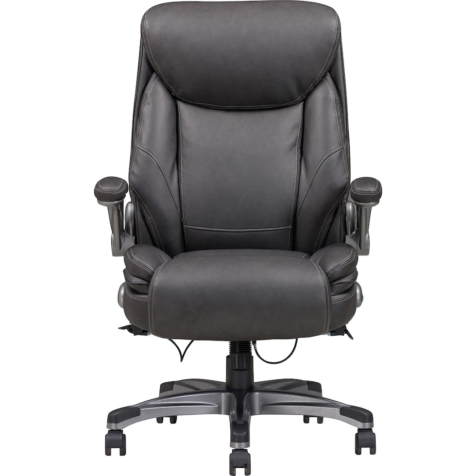 sealy gray desk chair   