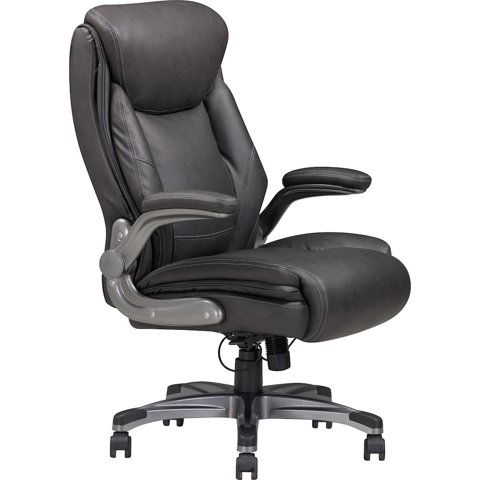 sealy gray desk chair   