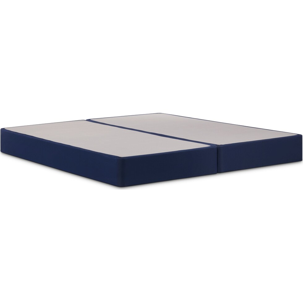sealy® boxspring blue california king split box spring   