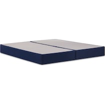 sealy® boxspring blue queen split box spring   