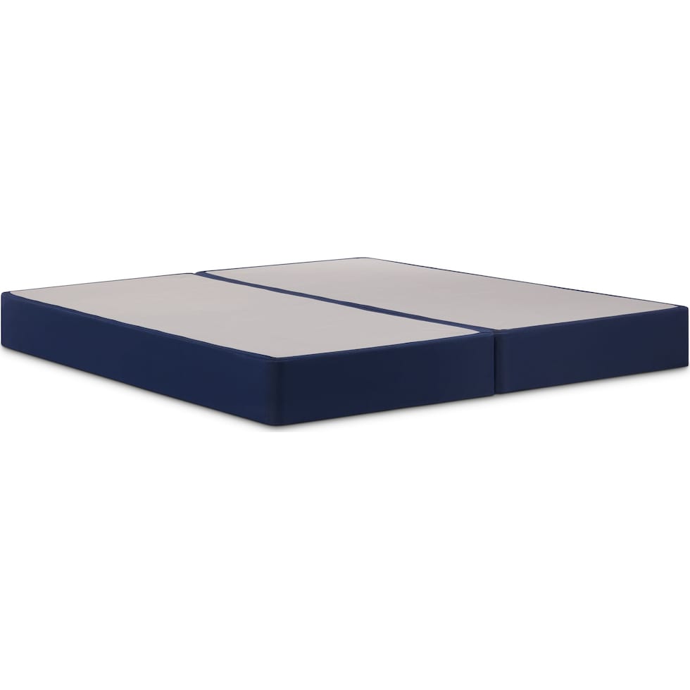 sealy® boxspring blue queen split box spring   