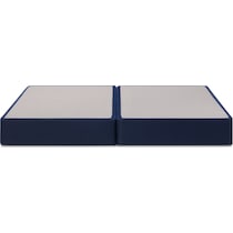 sealy® boxspring blue queen split box spring   