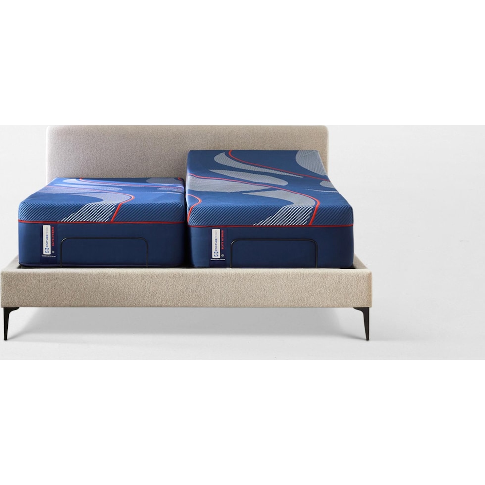 sealy® brenham blue split king mattress   