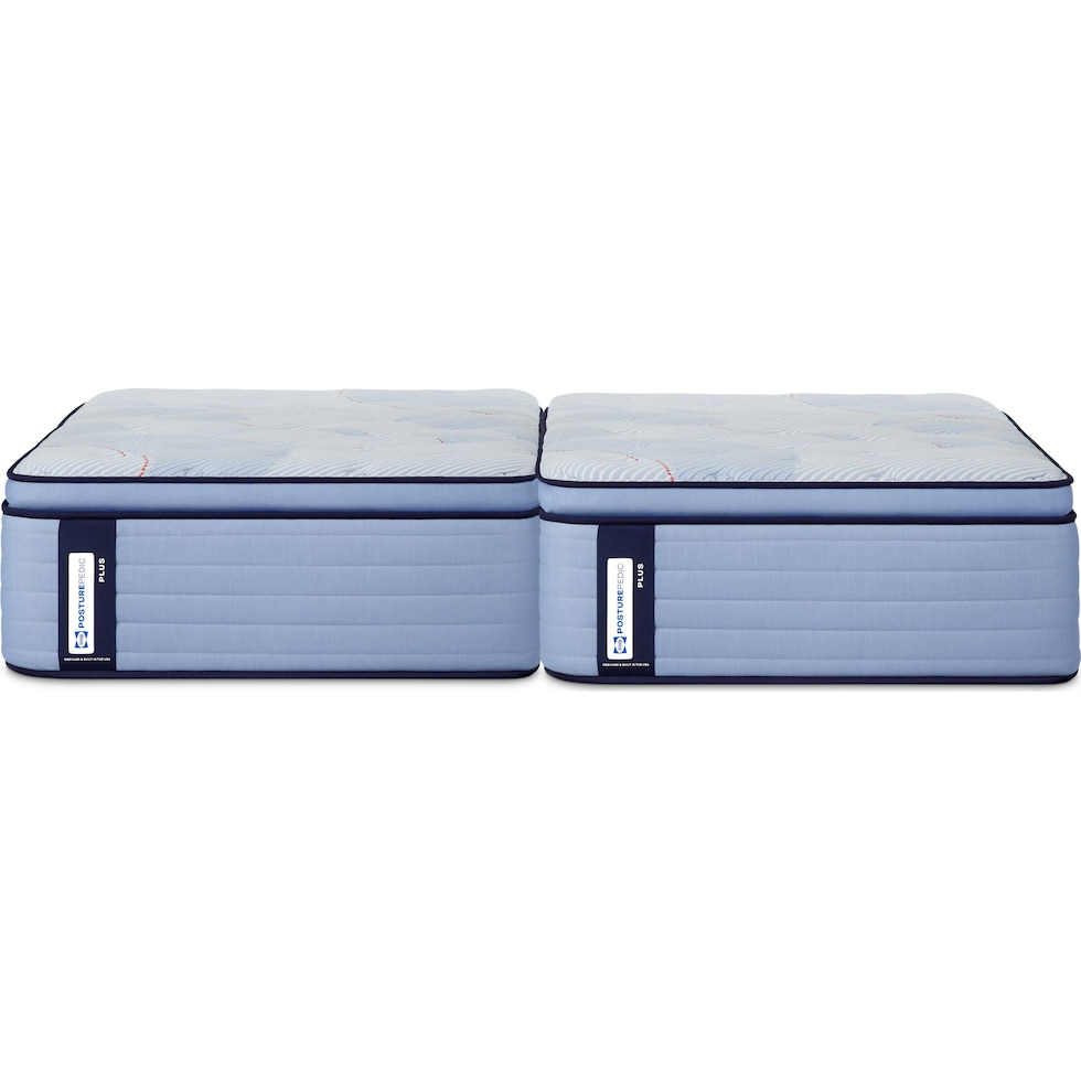 sealy® elmsford blue split california king mattress   