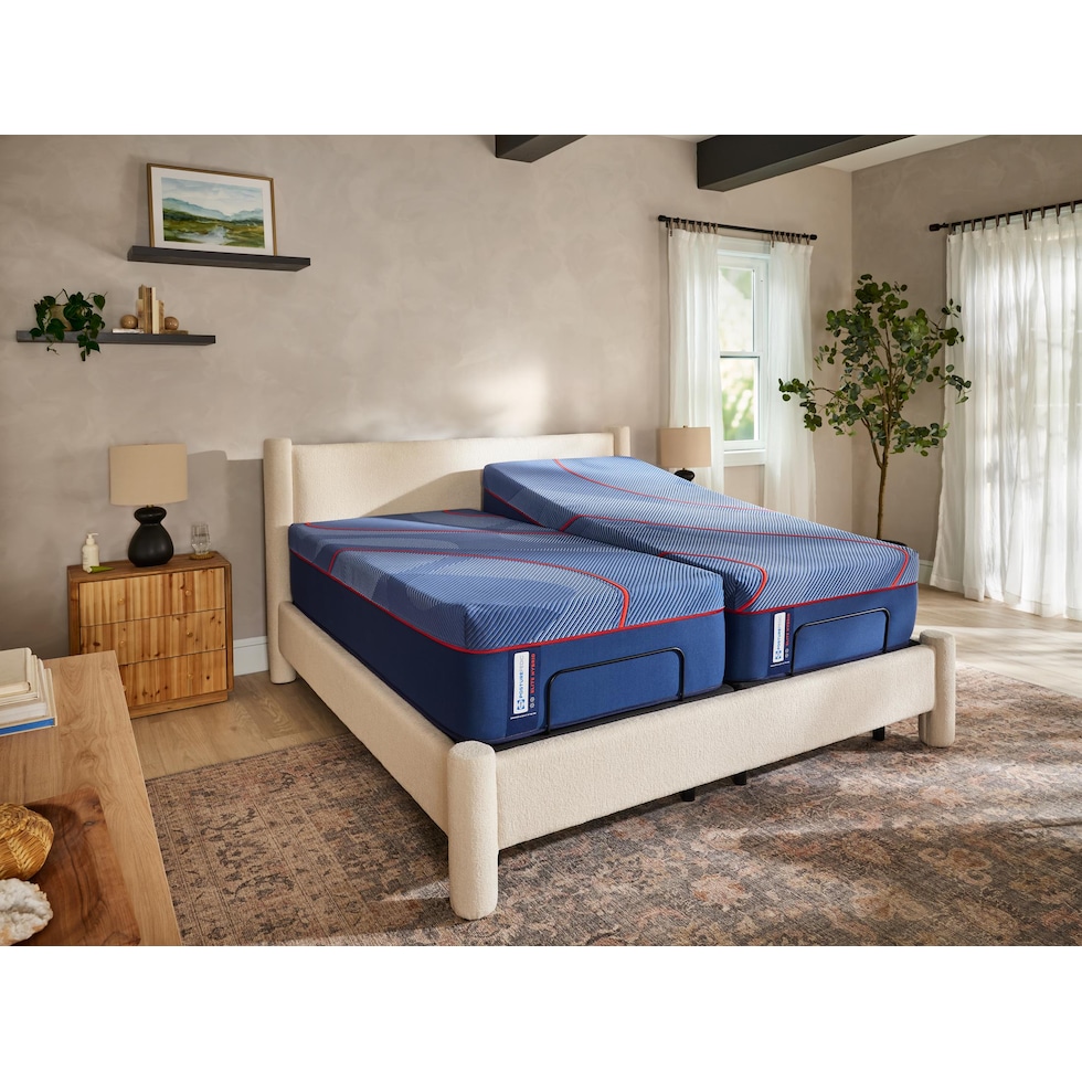 sealy® high point blue split king mattress   